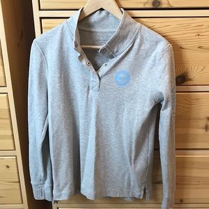 Vineyard Vines 1/4 Gray Snap Button Pullover Size XS